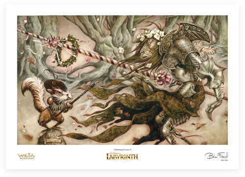 Wētā Workshop Labyrinth (1986) The Knight Who Never Yields Limited Edition Art Print