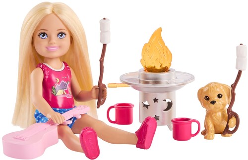Barbie Chelsea Outdoor Adventures Playset with Small Doll & Puppy