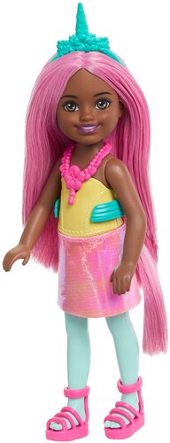 Barbie Chelsea Unicorn Small Doll with Pink Hair