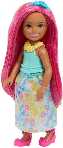 Barbie Chelsea Royal Small Doll with Pink Hair