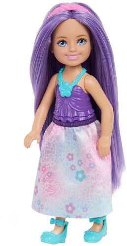Barbie Chelsea Royal Small Doll with Purple Hair