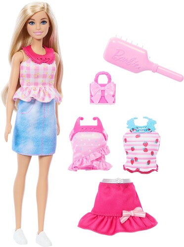 Barbie Style Easy To Dress Malibu Doll & Accessories