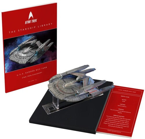 Star Trek: Discovery - Starship Library Vol. 12 - U.S.S. Europa Die-Cast Ship & Book Set