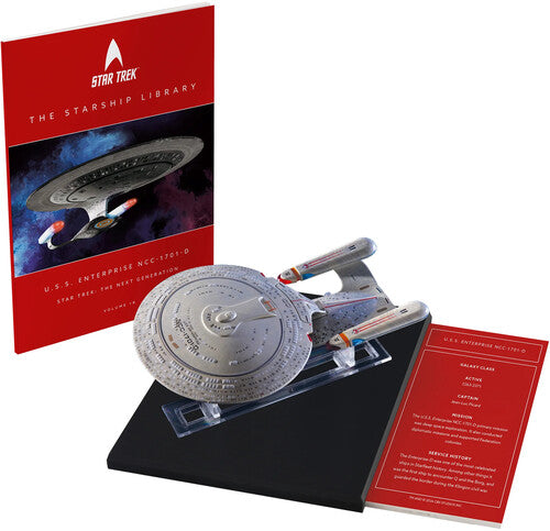 Star Trek: The Next Generation - Starship Library Vol. 18 - U.S.S. Enterprise NCC-1701-D Die-Cast Ship & Book Set