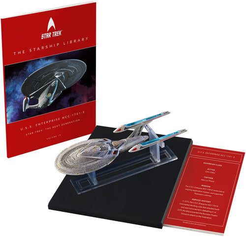 Star Trek: The Next Generation - Starship Library Vol. 19 - U.S.S. Enterprise NCC-1701-E Die-Cast Ship & Book Set
