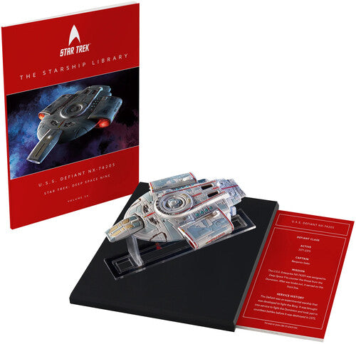 Star Trek: Deep Space Nine - Starship Library Vol. 24 - U.S.S. Defiant NCC-74205 Die-Cast Ship & Book Set