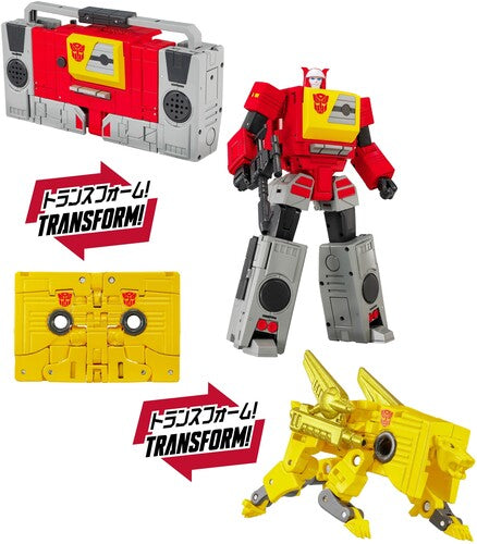 Transformers - Takara Tomy Masterpiece - MPG-25 Broadcast & Steeljaw Action Figures