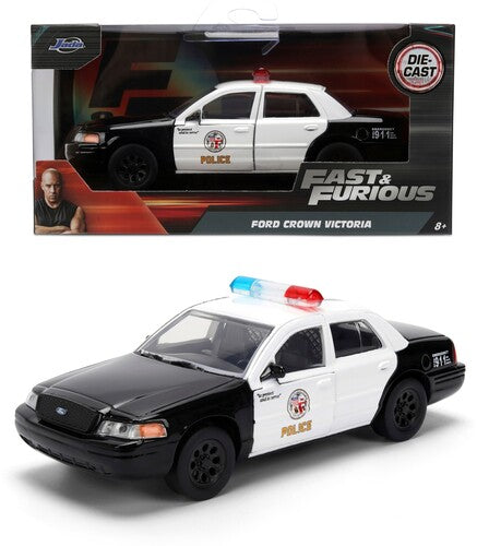 Fast & Furious - 1:32 Ford Crown Victoria Die-Cast Police Car