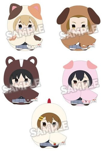 K-ON! - Fluffy Rain Series - Plushie Keychain 5pc Blind Box PDQ