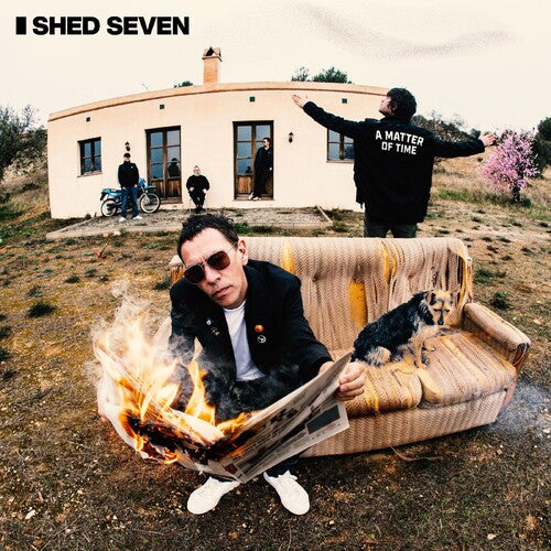 Shed Seven - A Matter of Time - Black/Red Marble Vinyl