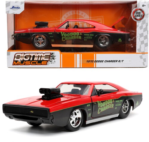 Big Time Muscle - 1:24 1970 Dodge Charger R:T Blown Die-Cast Car