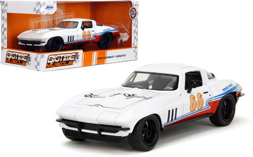 Big Time Muscle - 1:24 1966 Chevy Corvette Sting Ray Die-Cast Car