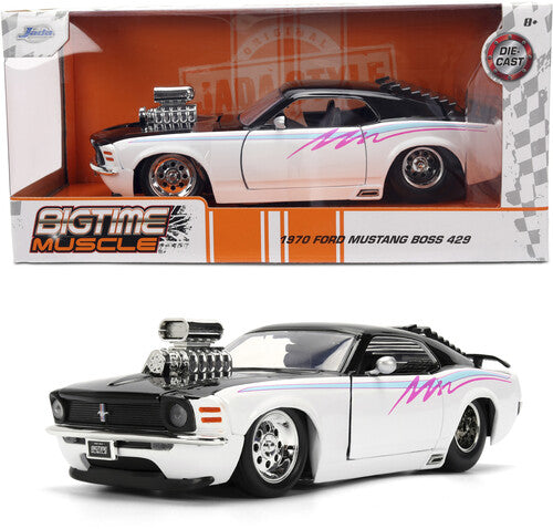 Big Time Muscle - 1:24 1970 Ford Mustang Boss 429 Die-Cast Car