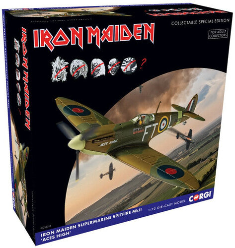 Corgi Iron Maiden - Supermarine Spitfire MKII Aces High 1:72 Scale Diecast