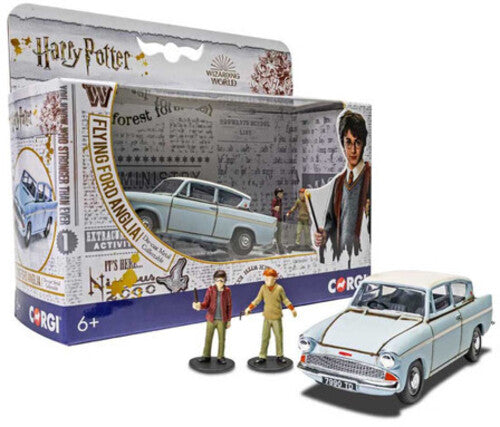 Corgi Harry Potter - Enchanted Ford Anglia w/Harry and Ron figures Diecast
