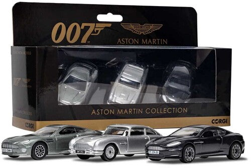 Corgi James Bond Aston Martin Collection (V12 Vanquish, DB5, DBS) 1:43 Scale Diecast Set