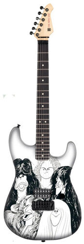 The Mini Axe - Aerosmith - Draw the Line - Mini Guitar Replica Collectible