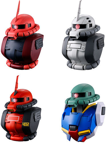 Ichibansho - Mobile Suit Gundam - Zaku Head Magnet (Universal Century Saga Interlude)(Box/4) Zakka set