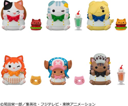 Megahouse - One Piece - Mega Cat Project - NyanPieceNyan DINER (Box/6)