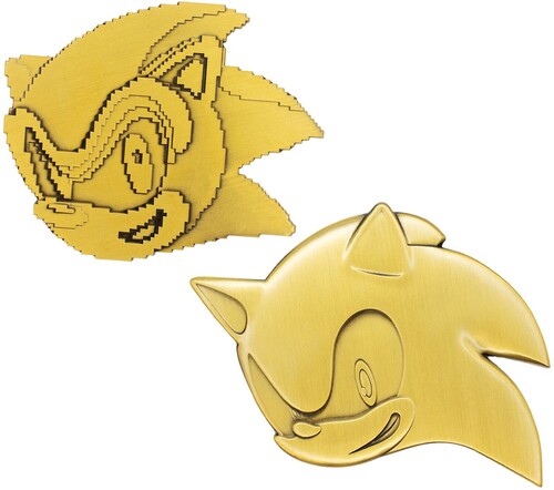 Sonic the Hedgehog: 35th Anniversary - Limited Edition Medallion Set - Then & Now