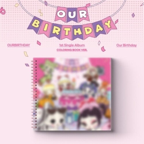Ourbirthday - Our Birthday (Coloring Book Ver.) - Coloring Book, CDR, Envelope, Sticker