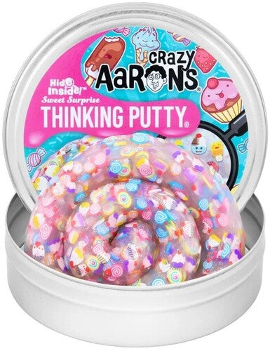 Crazy Aaron's Thinking Putty Sweet Surprise, 4'' Full Size Tin