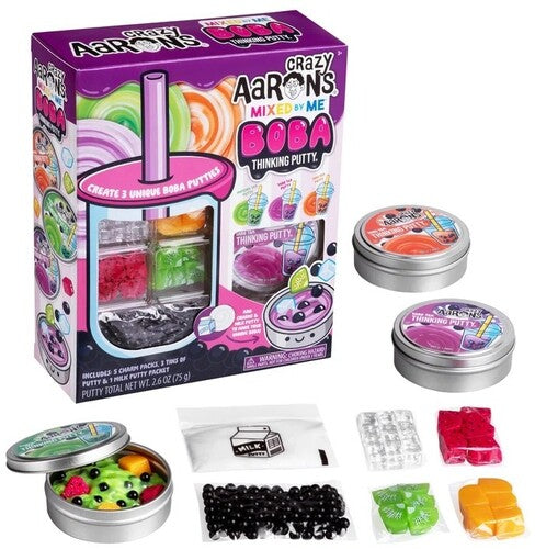 Crazy Aaron's Thinking Putty Mixed by Me Boba Tea Kit