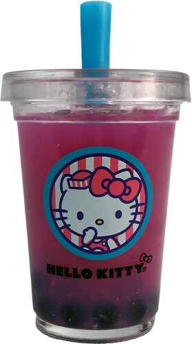 Hello Kitty Snack Shop To-Go Cup with Lid Design Car Vent Air Freshener-Bubblegum