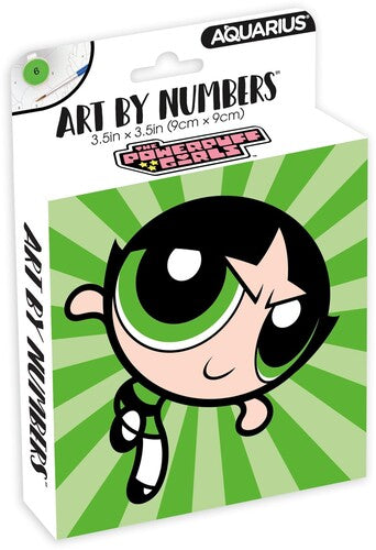 The Powerpuff Girls - Micro Art by Numbers - Buttercup (3.5 x 3.5)