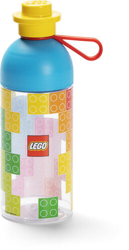 LEGO Hydration Bottle 0.5L, Iconic Aqua Brick Pattern