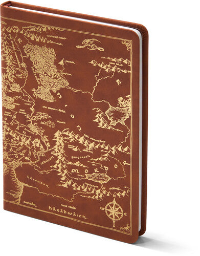 Lord of the Rings - Map of Middle-Earth 240 Page Journal Notebook
