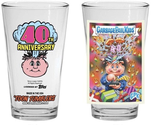 Toon Tumblers - Garbage Pail Kids - Adam Bomb 16oz Pint Glass