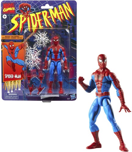 Spider-Man - Marvel Legends: Retro Cardback - Spider-Man Cel Shaded Action Figure