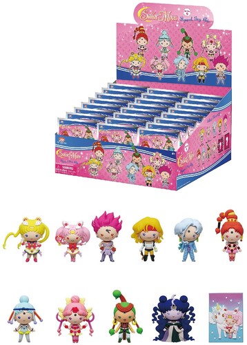 Sailor Moon 3d Foam Bag Clip S9 24ct Pdq (Clcb)