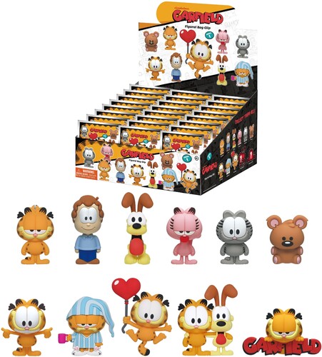 Garfield 3d Foam Bag Clip S1 24ct Pdq (Clcb) (Pdq)