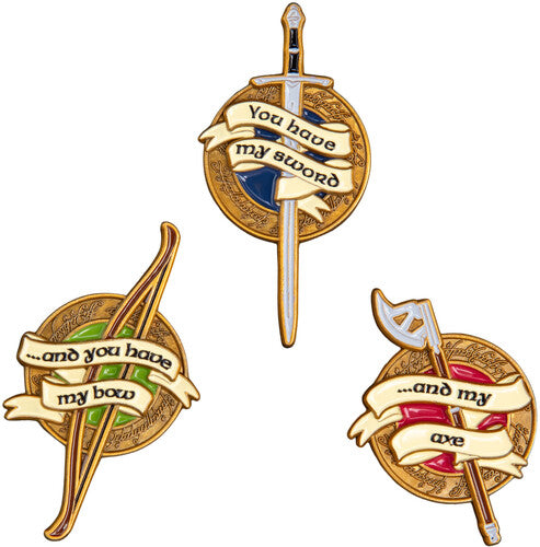 Lotr Weapons Fellowship Pin (Pin)