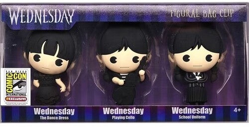 Mgm Wednesday 3d Foam Bag Clip 3pc Set (Clcb)