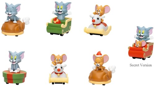 Tom & Jerry Series Christmas Car Gift Box 6ct Pdq