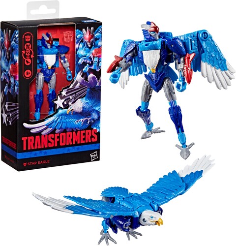 Transformers - USA 250th - Deluxe Class Star Eagle Converting Action Figure