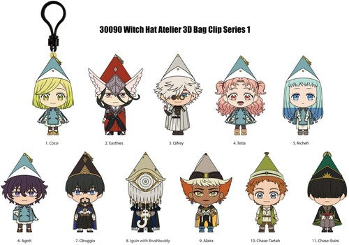 Witch Hat Atelier 3D Bag Clip Series 1 24ct PDQ Display