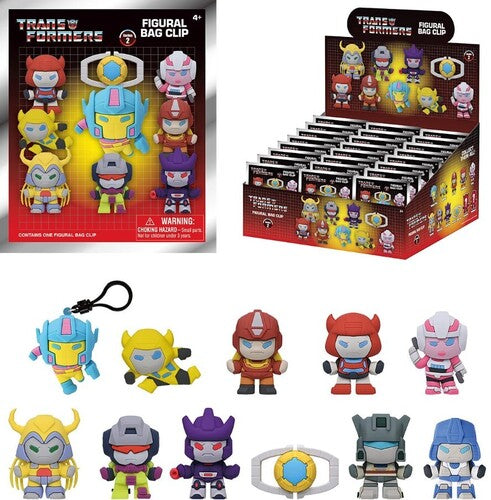 Transformers 3D Foam Bag Clip Series 2 24ct PDQ Display