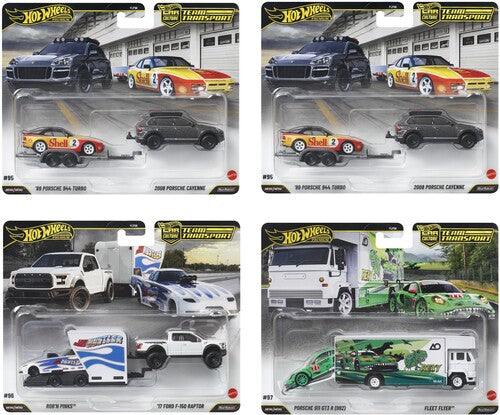 Hot Wheels Premium 1:64 Team Transport 4-Piece N Assortment
