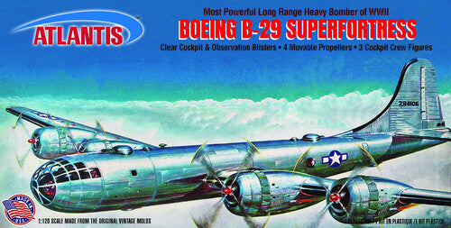 Boeing B-29 Superfortress Airplane with Swivel Stand 1/120 Scale Model Kit