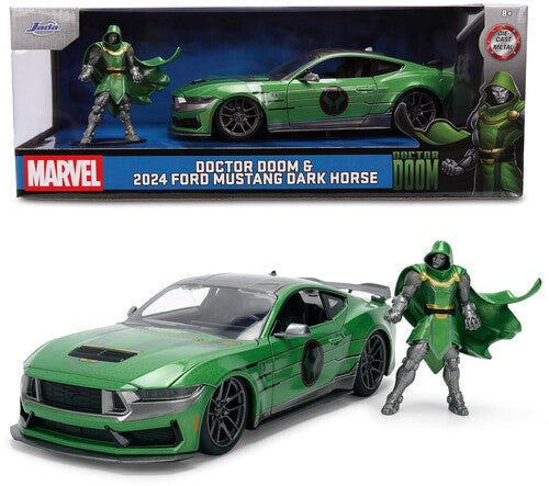 1:24 Hwr 2024 Ford Mustang With Doctor Doom Figure