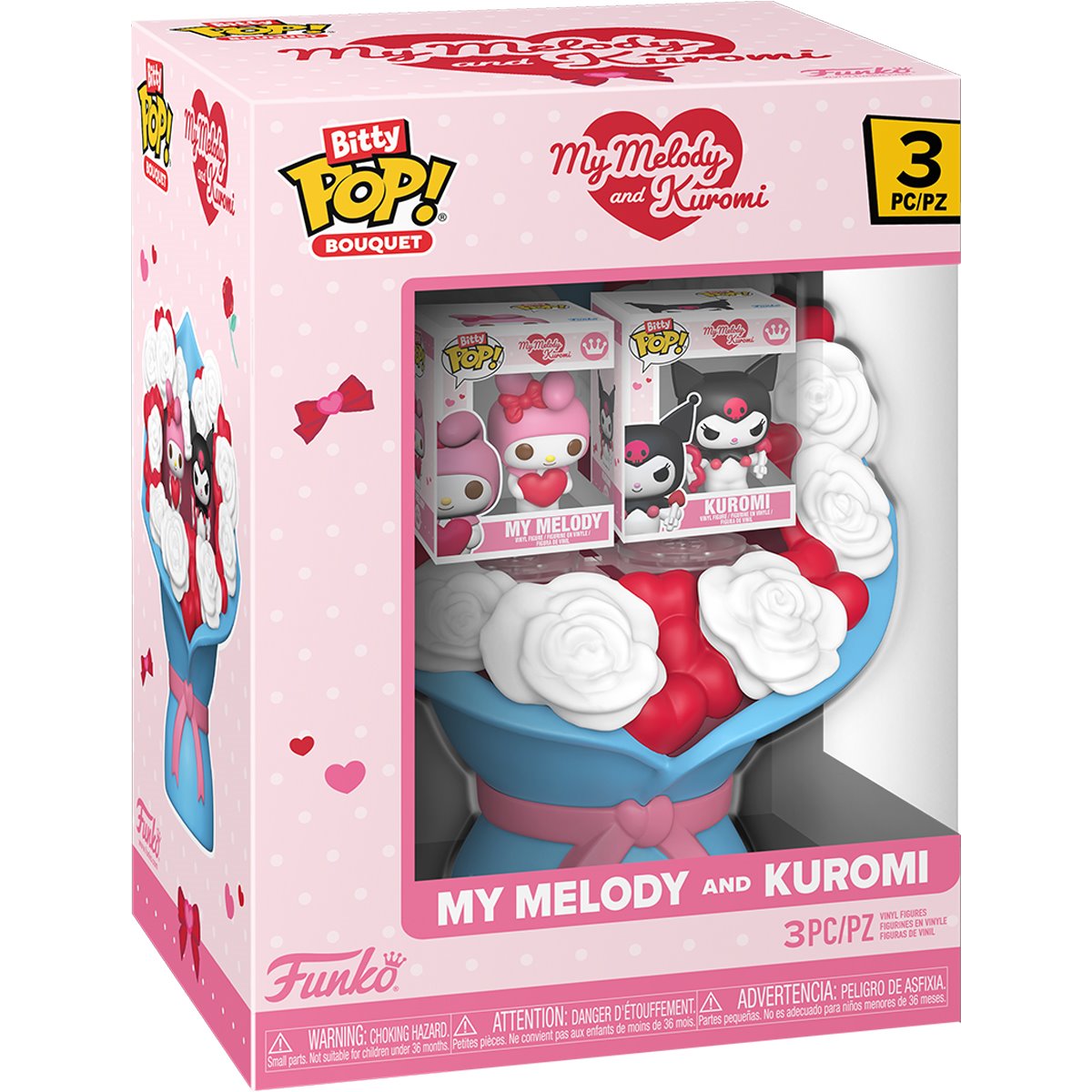 Funko Bitty Pop! Sanrio Valentine's Day - Kuromi and My Melody Bouquet