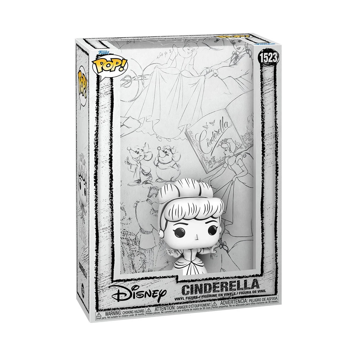 Funko Pop! Disney Sketched Cinderella with Case