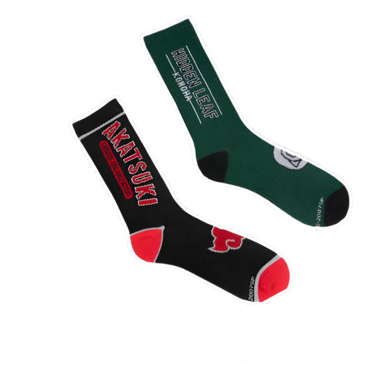 Naruto Hidden Leaf Village Athletic Socks 2-Pack