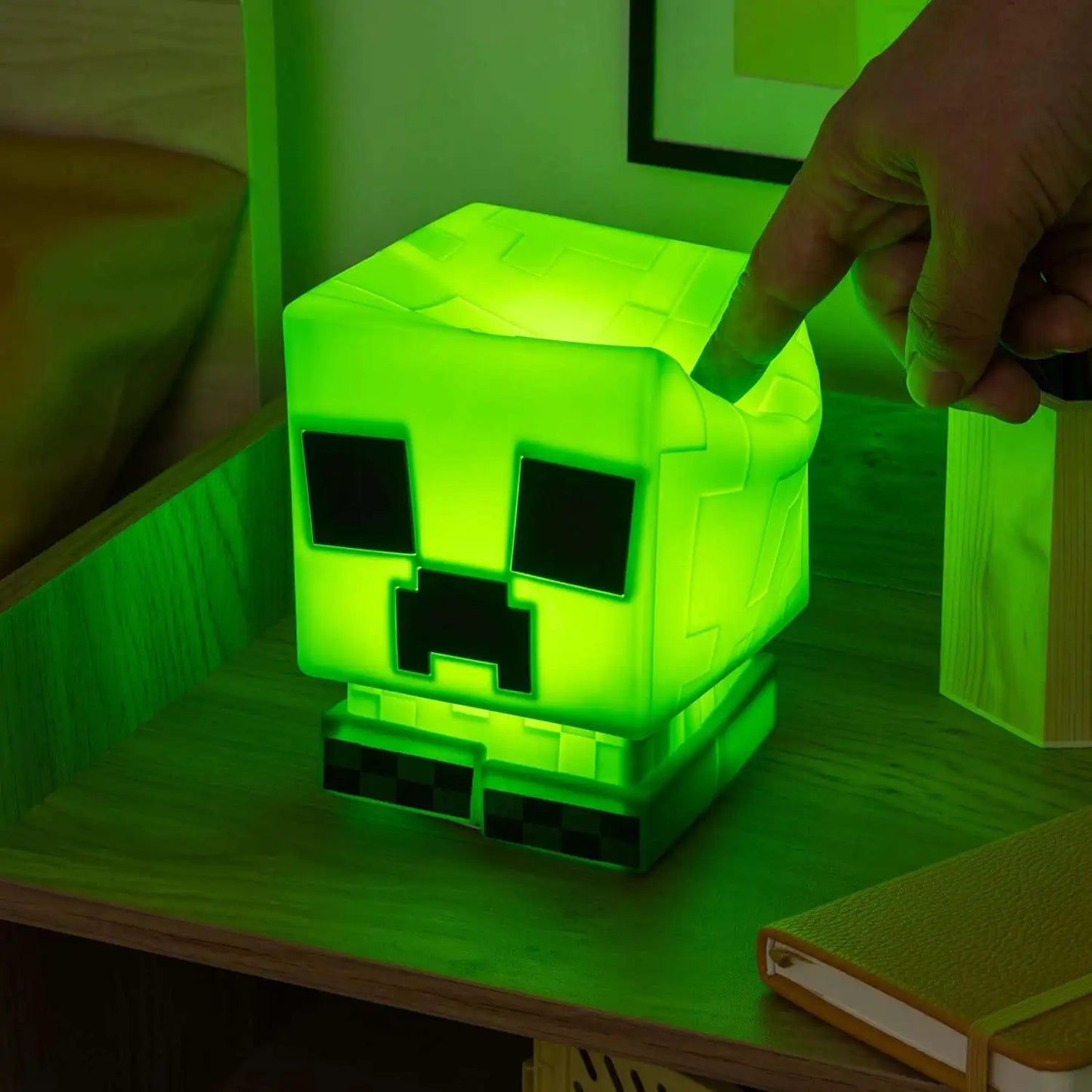 Minecraft Squishy Glo Creeper Silicone Light
