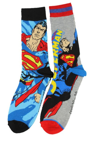 DC Comics Superman Tiedye Socks 2-Pack