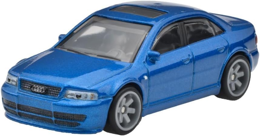 Hot Wheels JDY82 Premium 2 Pack Audi S4 Quattro/Audi R8 LMS Vehicle Toy Minicar